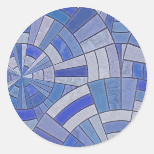 Sticker Rond Mosaic 4 DPT (Devant)