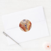 Sticker Rond MOSAIC ANGEL Monogramme (Enveloppe)