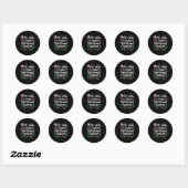 Sticker Rond Most Likely To Bake C-hristmas Cookies Baker Match (Feuille)