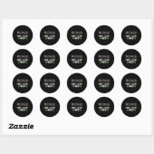 Sticker Rond Most Likely To Need A Silent Night Family Matching (Feuille)