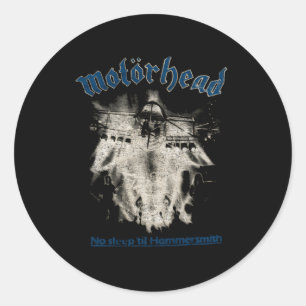 Sticker Rond Motã En-Tête Pas De Sommeil Til Hammersmith