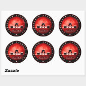 Sticker Rond moteur (Feuille)