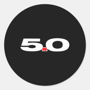 Sticker Rond Moteur Coyote 50L S197 Foxbody Sn95