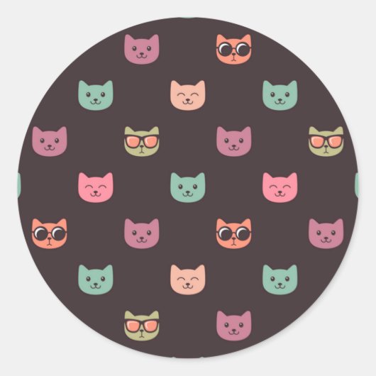 Sticker Rond Motif (Devant)