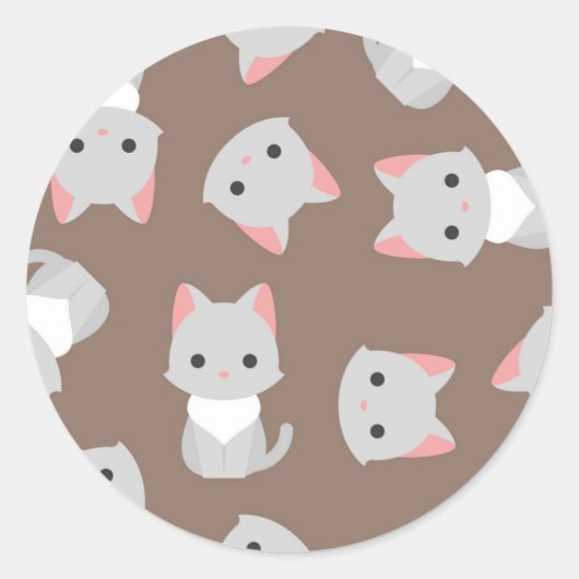 Sticker Rond Motif (Devant)