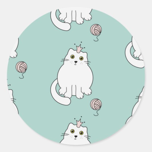 Sticker Rond Motif (Devant)