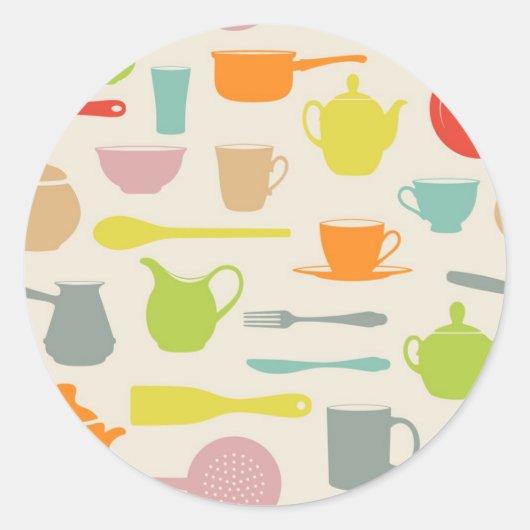 Sticker Rond Motif (Devant)