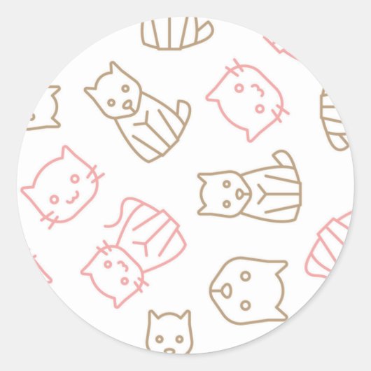 Sticker Rond Motif (Devant)