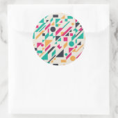 STICKER ROND MOTIF ABSTRAIT 3 (Sac)