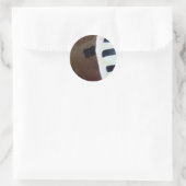 Sticker Rond Motif africain ! (Sac)