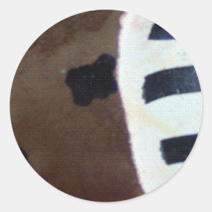 Sticker Rond Motif africain !