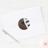 Sticker Rond Motif africain ! (Enveloppe)