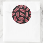 Sticker Rond Motif Bacon (Sac)