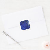 Sticker Rond Motif bleu (Enveloppe)