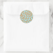 Sticker Rond Motif d'amandes (Sac)