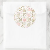 Sticker Rond Motif d'Ancres d'or (Sac)