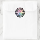 Sticker Rond Motif de ballet (spectral) (Sac)