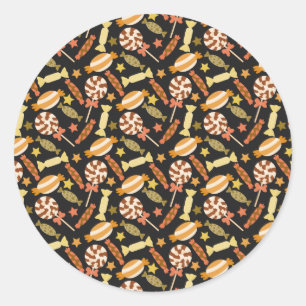 Sticker Rond Motif de bonbons   motif Lollies   lollipop 13