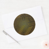 Sticker Rond Motif de carte de circuit informatique (Enveloppe)