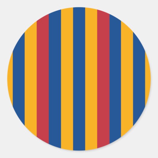 Sticker Rond motif de garde du vatican (Devant)