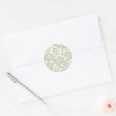 Sticker Rond Motif de livre (Enveloppe)