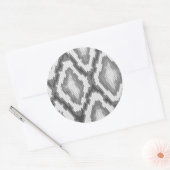 Sticker Rond Motif de peau de serpent de python (Enveloppe)