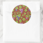 Sticker Rond Motif de raisins (Sac)