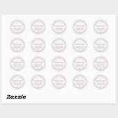 Sticker Rond Motif de serpent rose lavande fait main (Feuille)