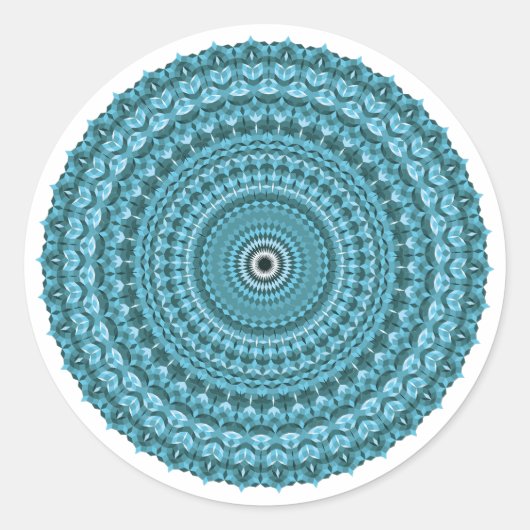Sticker Rond Motif d'iris (Devant)