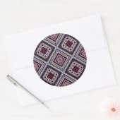 Sticker Rond Motif d'ornement (Enveloppe)