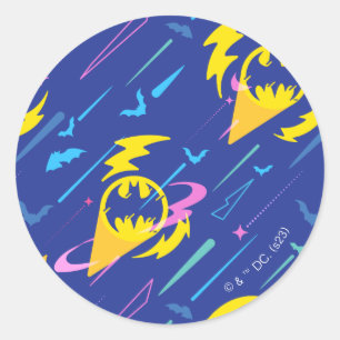 Sticker Rond Motif du signal de chauve-souris Batman