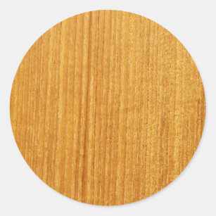 Sticker Rond Motif en bois de grain