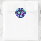 Sticker Rond Motif fantôme (Sac)
