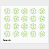 Sticker Rond Motif feuille Palm (Feuille)