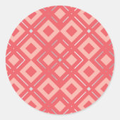 Sticker Rond Motif géométrique de Kamelia 1 (Devant)