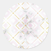 Sticker Rond Motif géométrique de Kamelia 4 (Devant)