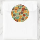Sticker Rond Motif géométrique rétro 4 (Sac)