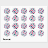 Sticker Rond Motif Joyeux Ramadan (Feuille)