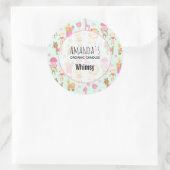 Sticker Rond Motif mignon avec Happy Animals & Toys Savon aux b (Sac)