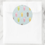 Sticker Rond Motif Milkshake (Sac)