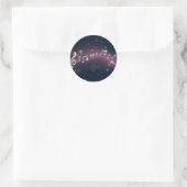 Sticker Rond Motif musical (Sac)