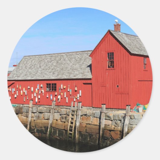 Sticker Rond Motif Rockport Numéro 1 (2) (Devant)