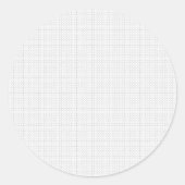 Sticker Rond Motif sans couture à pois noirs | Petits points (Devant)