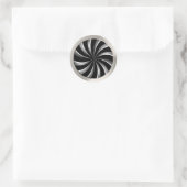 Sticker Rond Motif spiral (Sac)
