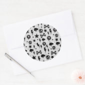 Sticker Rond Motif tendance (Enveloppe)