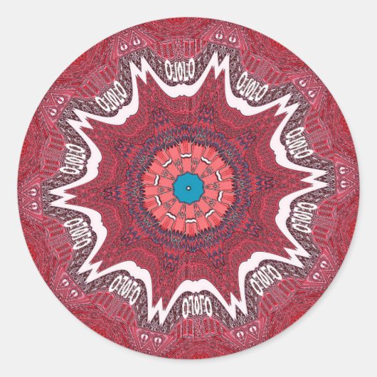 Sticker Rond Motif tribal de l'ethnie Sindh.jpg (Devant)