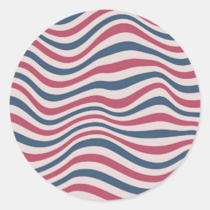 Sticker Rond Motif trié 2