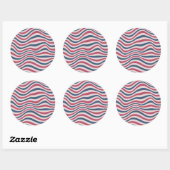 Sticker Rond Motif trié 2 (Feuille)