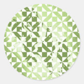 Sticker Rond Motifs d'aquarelle 3 (Devant)