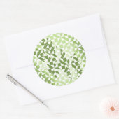 Sticker Rond Motifs d'aquarelle 3 (Enveloppe)